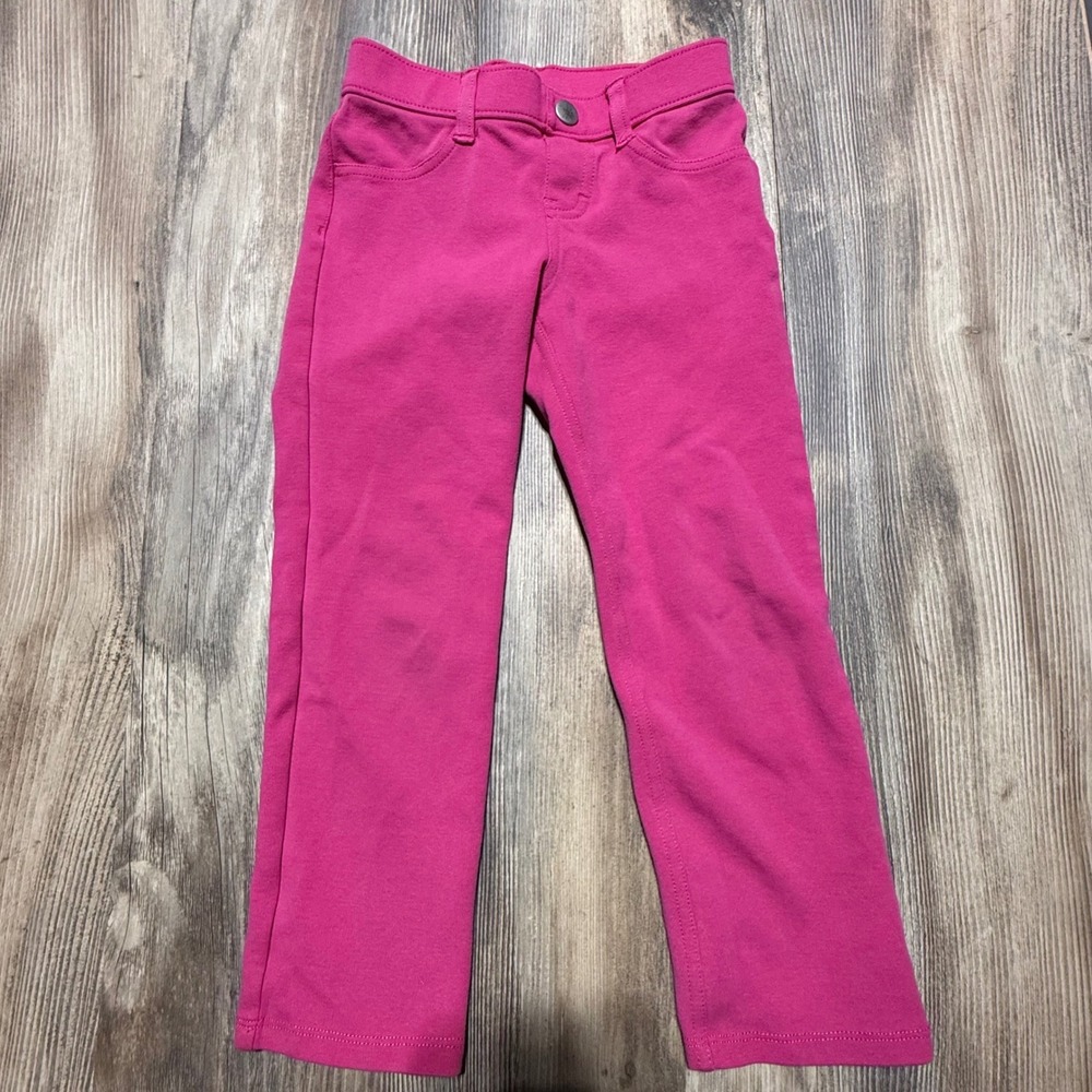 Gymboree Girls Pink Stretch Cotton Blend Five Pocket Pants Size 5 Magenta 2014